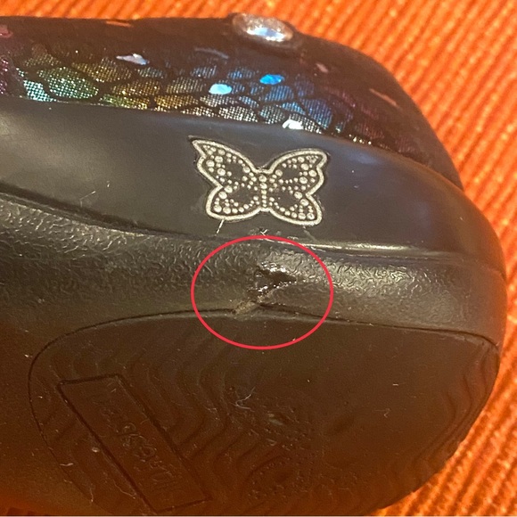 Alegria Women's Sz EU 37/ US 7-7.5 Leather Slip On Keli Minnow Rainbow Kel-459 - Picture 12 of 14